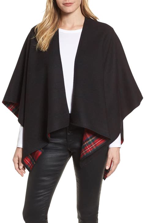 burberry crop reversible cape